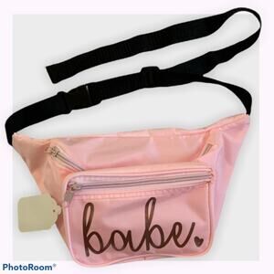 Pink and Rose Gold Fanny Waist Belt Bag